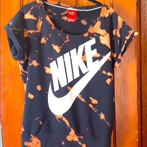 Short sleeve sweatshirt